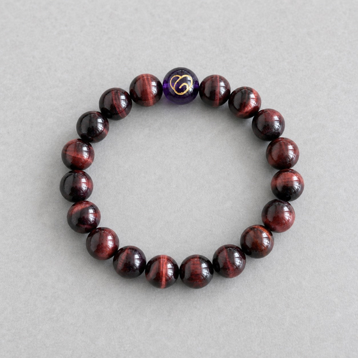 Fire Element Red Tiger Eye Bracelet
