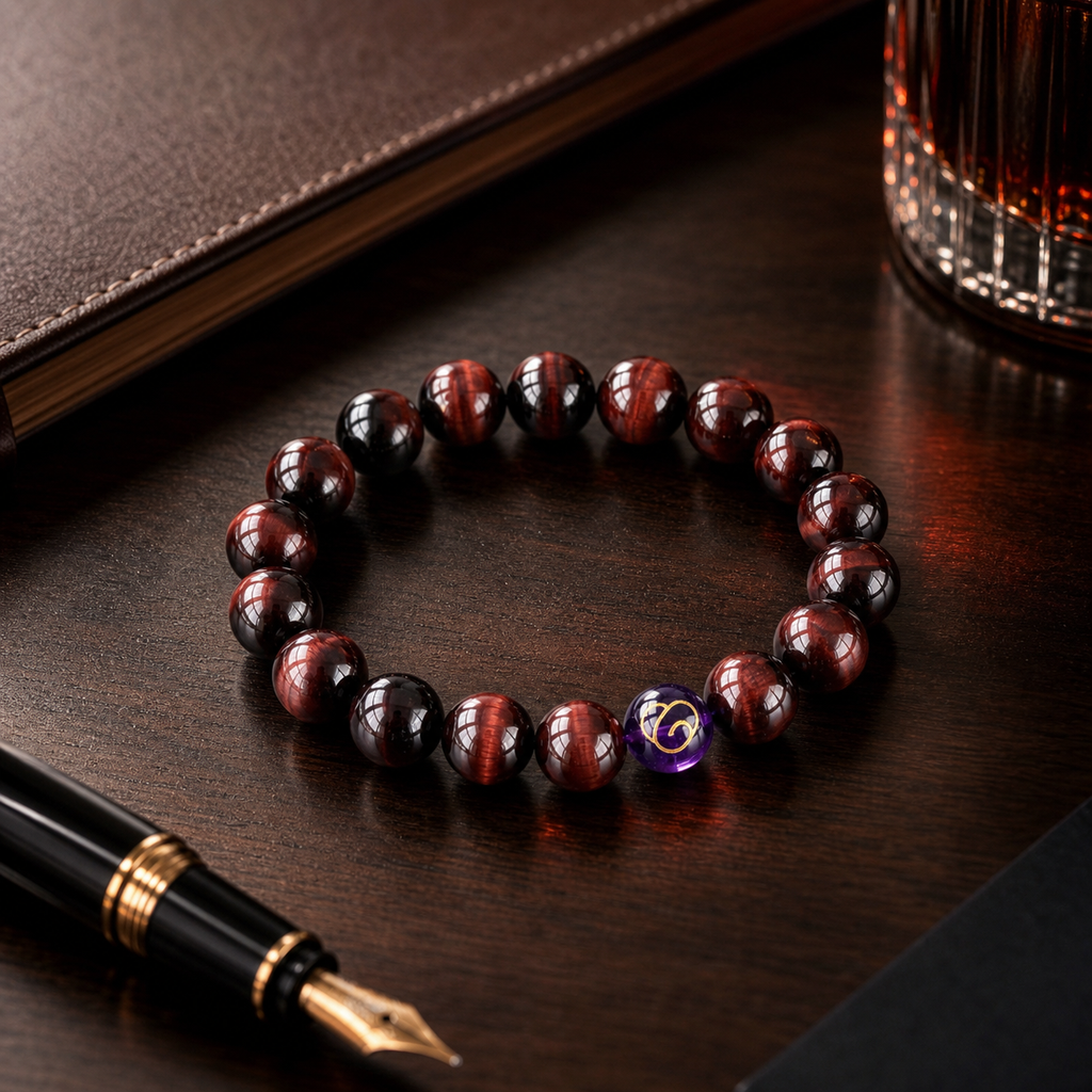Fire Element Red Tiger Eye Bracelet