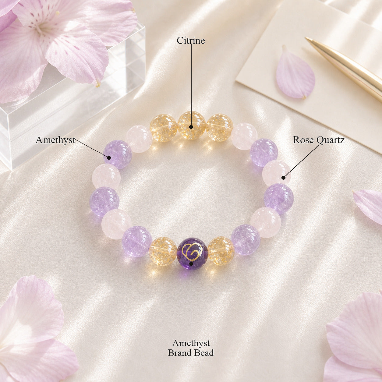 Career - Mentor Support Crystal Bracelet