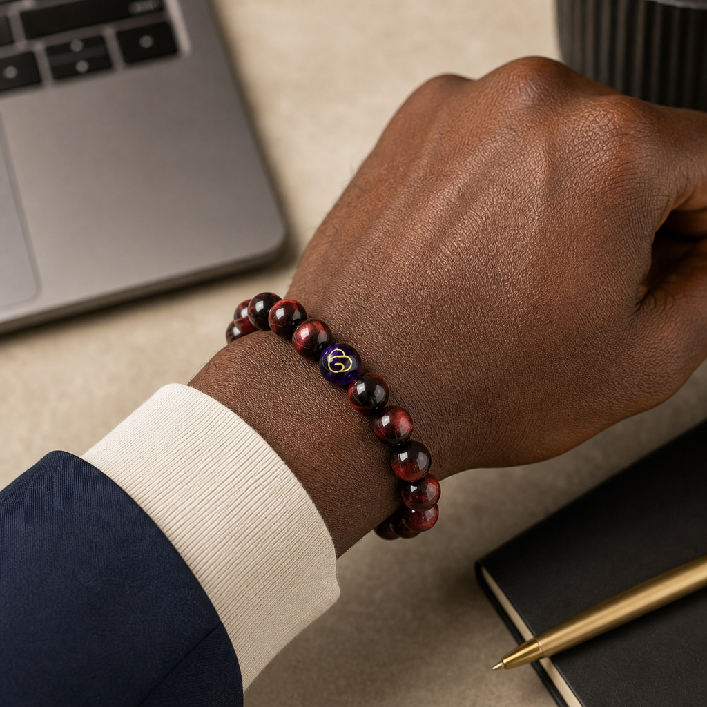 Fire Element Red Tiger Eye Bracelet