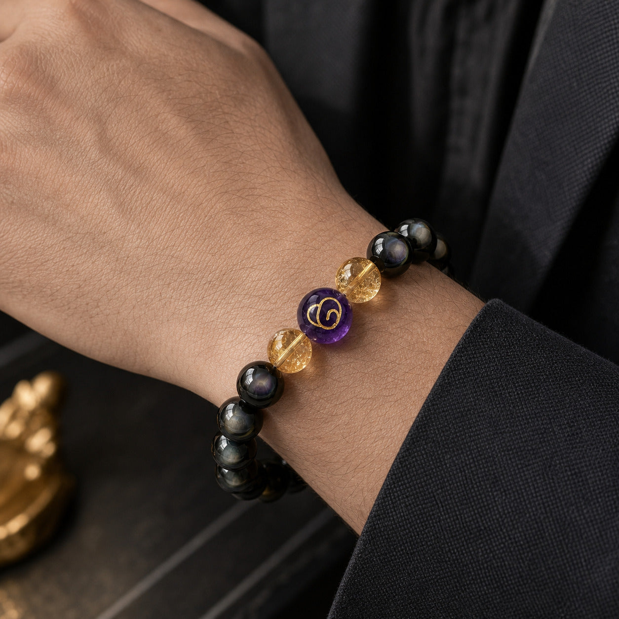 Wealth - Treasure Basin Crystal Bracelet 