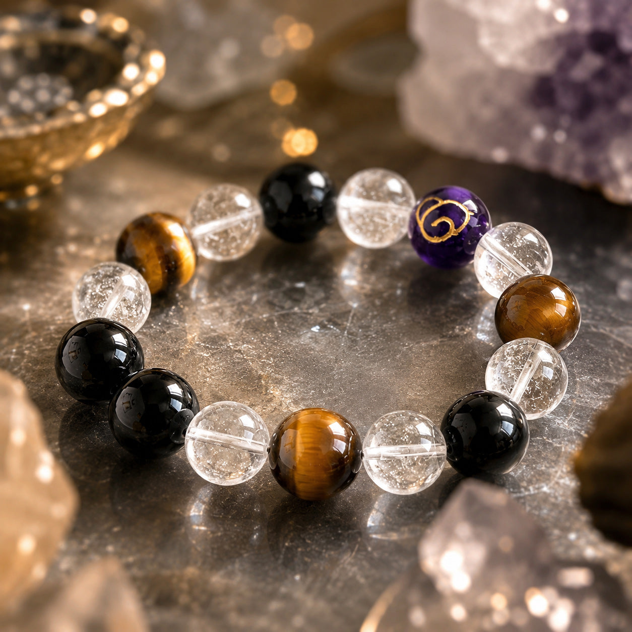 Career - Steady Progress Crystal Bracelet